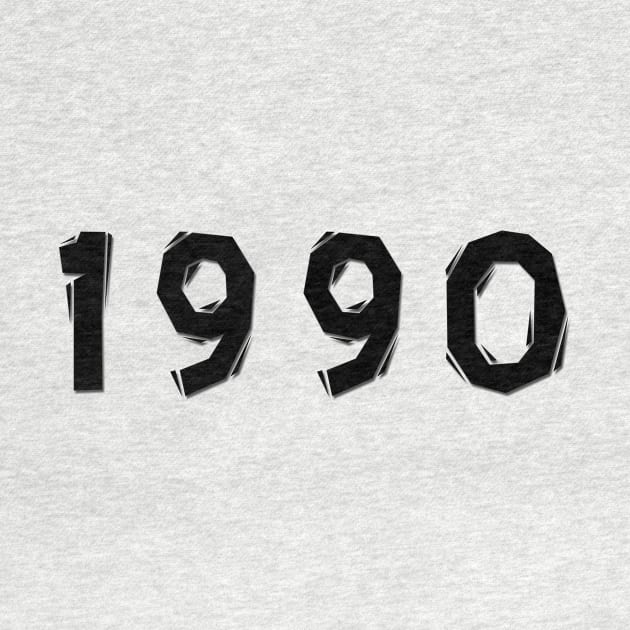 1990 year | simple black by Pavlushkaaa